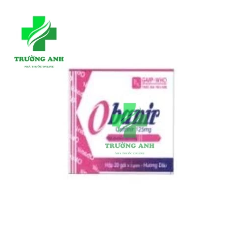 Obanir 125mg Armephaco - Thuốc điều trị viêm phế quản, viêm phổi